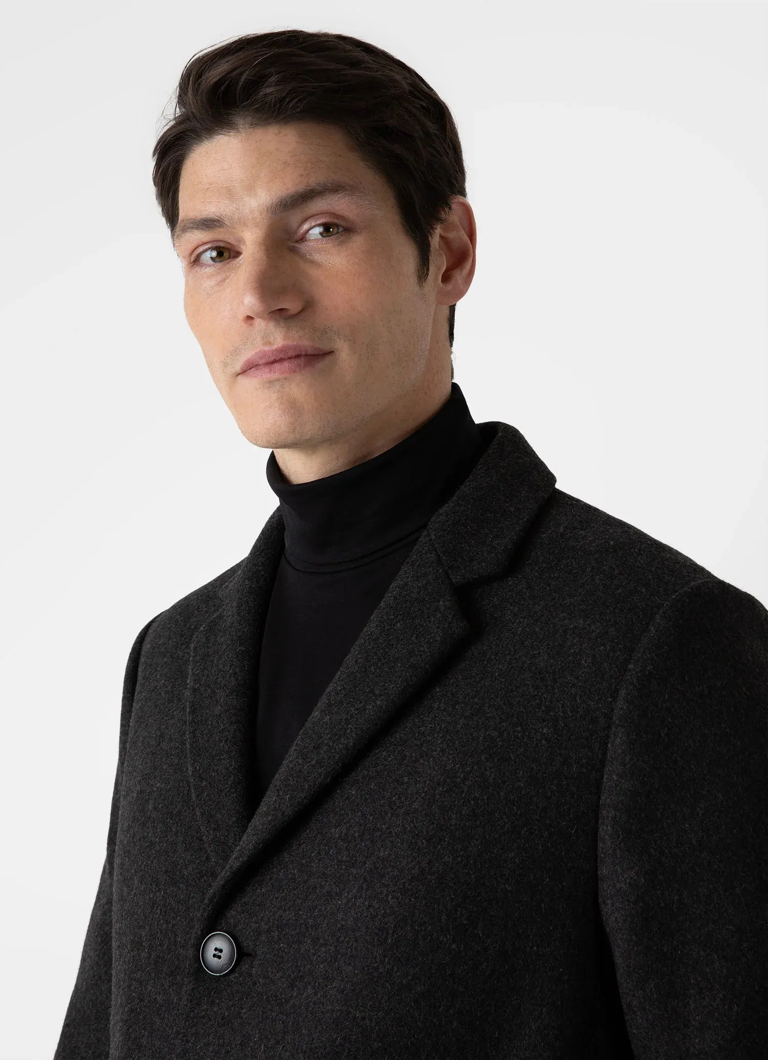 Overcoat - Charcoal Melange