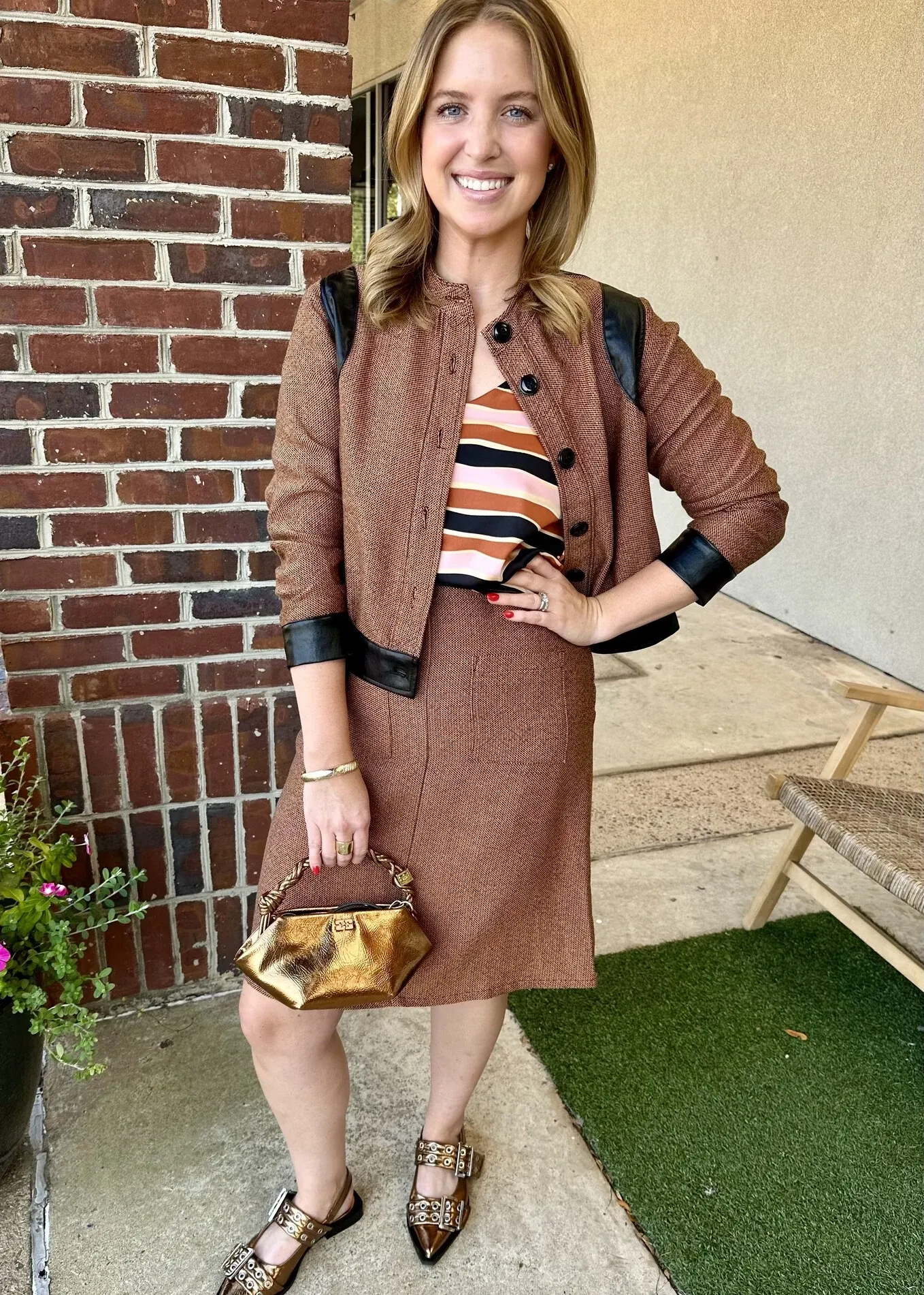 Patch Pocket Skirt Tweed (M. Shreveport Collab)