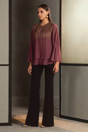 Pine Twist Double Layer Top