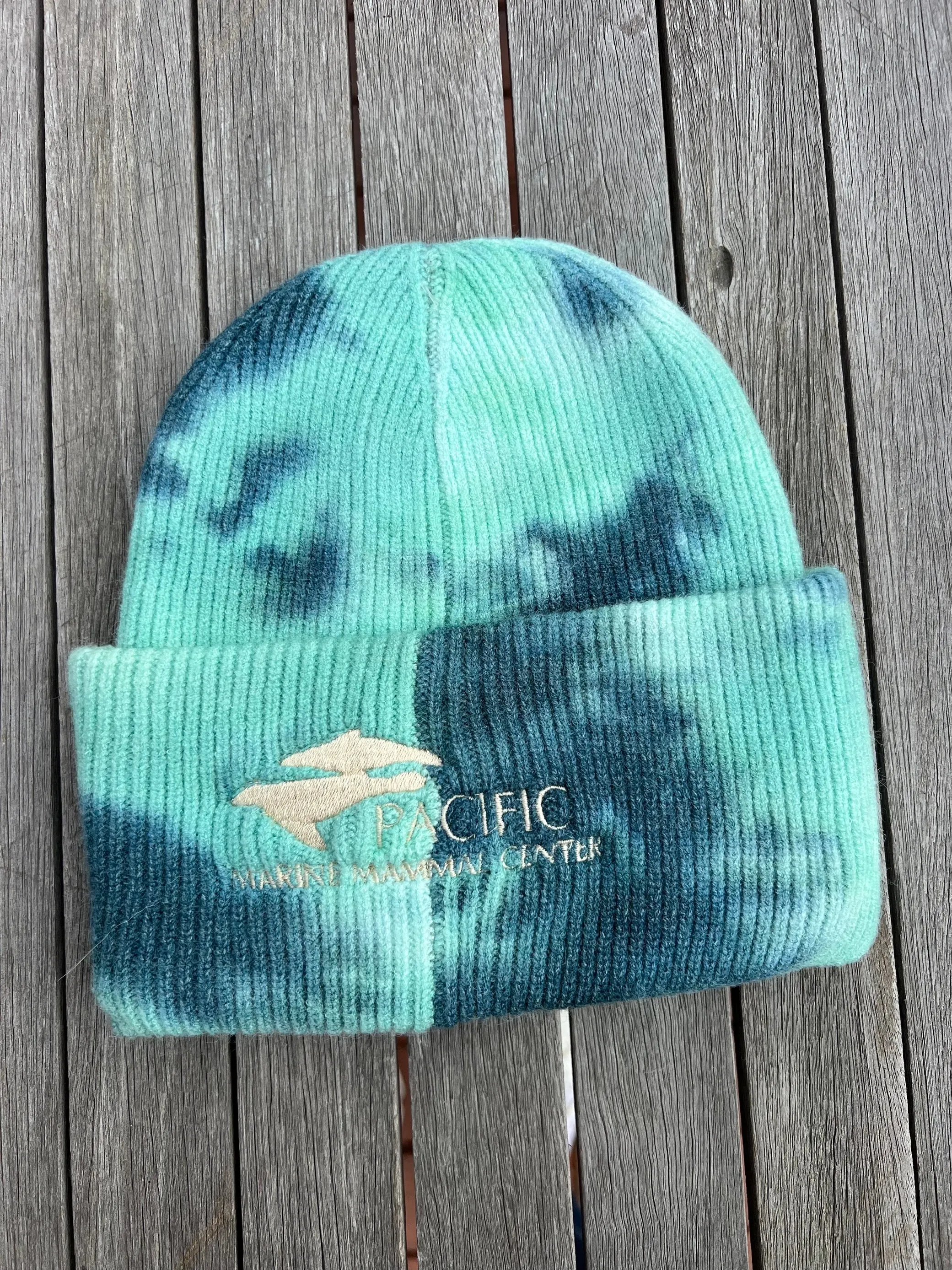 PMMC Logo Beanies Ocean Tie Dye