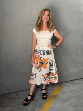 Potato Sack Midi Skirt XS/S One size