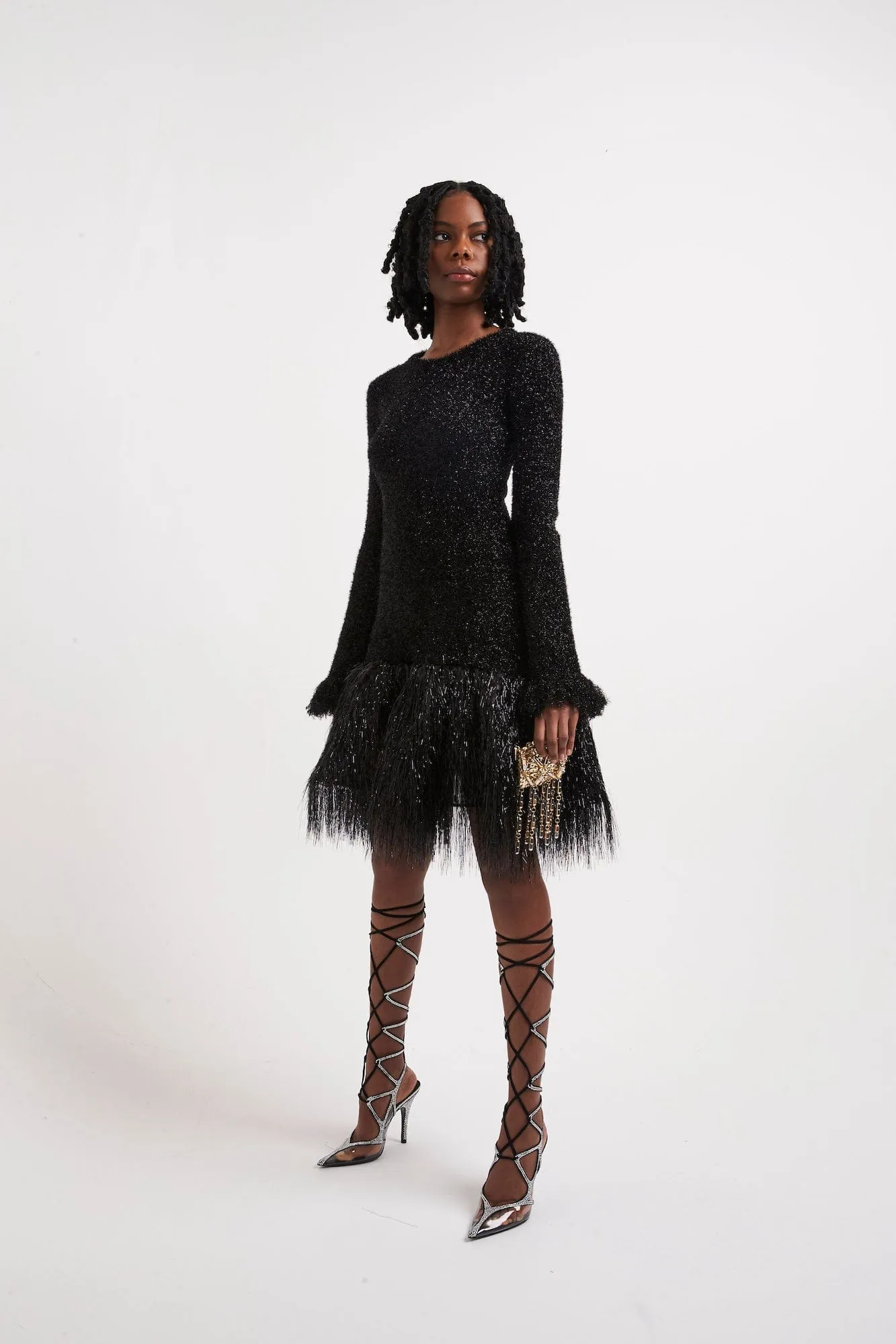 Rabanne Metallic Fringe Dress