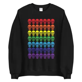 Rainbow Skulls Sweatshirt