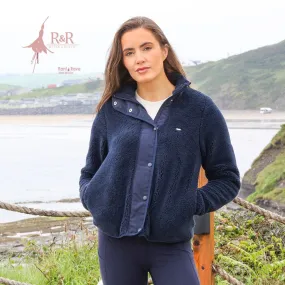 Relax & Renew Carol Teddy Bomber - Navy