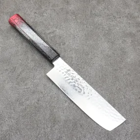 Sakai Takayuki Rinnou VG10 33 Layer Damascus Nakiri160mm Red Lacquered Handle