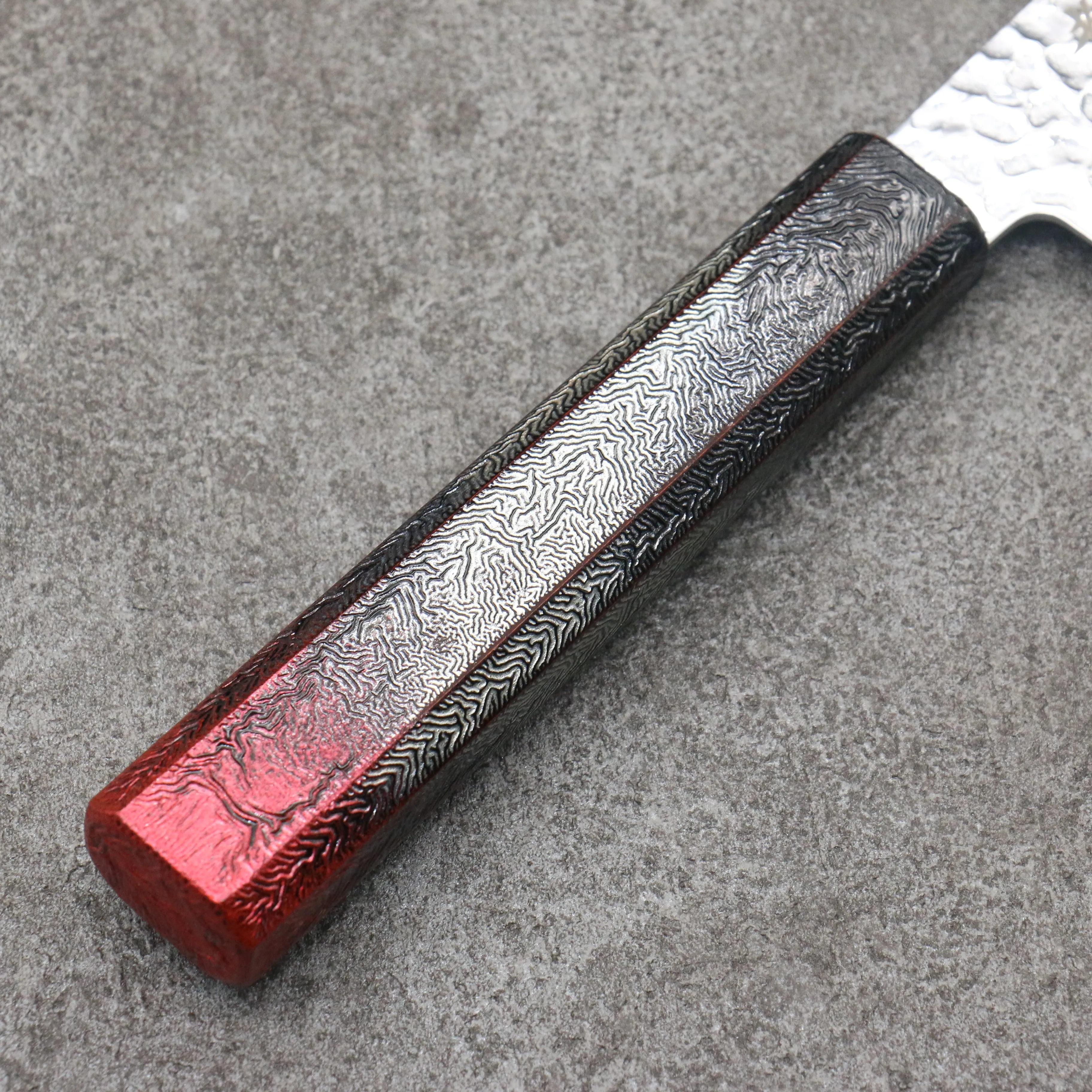 Sakai Takayuki Rinnou VG10 33 Layer Damascus Nakiri160mm Red Lacquered Handle