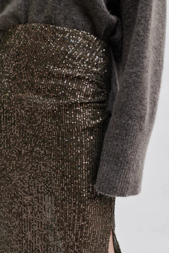 Second Female Moonshine Pencil Skirt - Major Brown