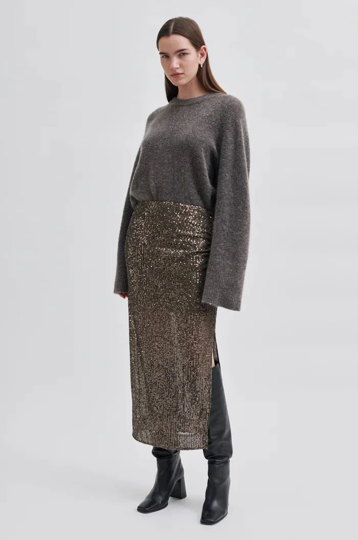 Second Female Moonshine Pencil Skirt - Major Brown