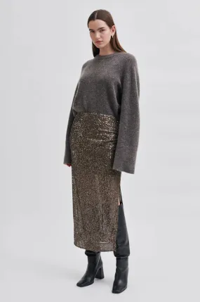 Second Female Moonshine Pencil Skirt - Major Brown