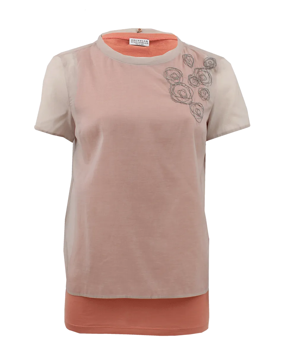 Silk Cotton Layer Tee