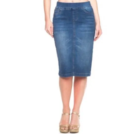 Tabitha Denim Skirt- Vintage Wash