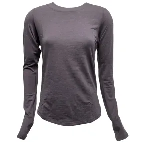 ThermaTech Womens Long Sleeve Merino Baselayer Steel