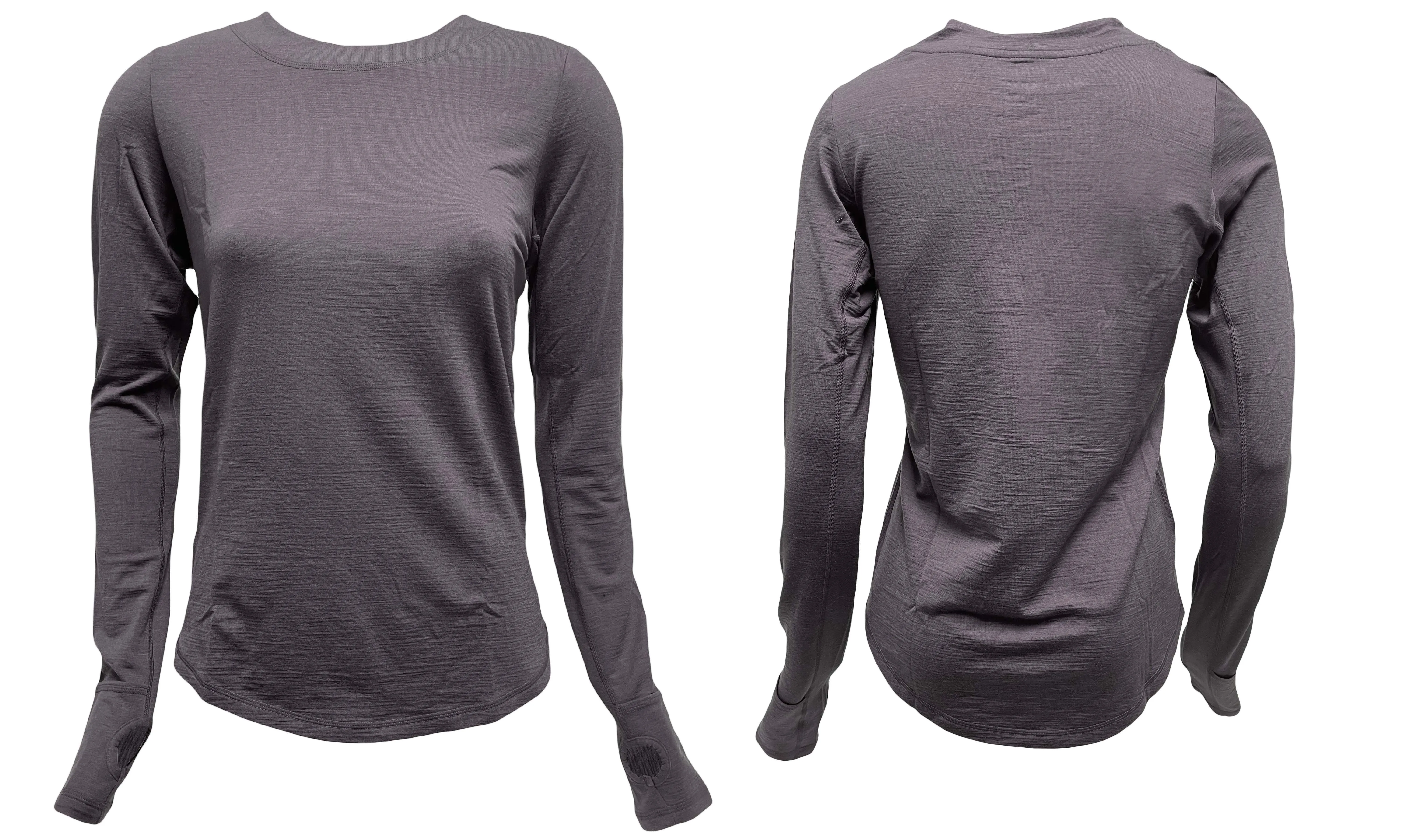 ThermaTech Womens Long Sleeve Merino Baselayer Steel