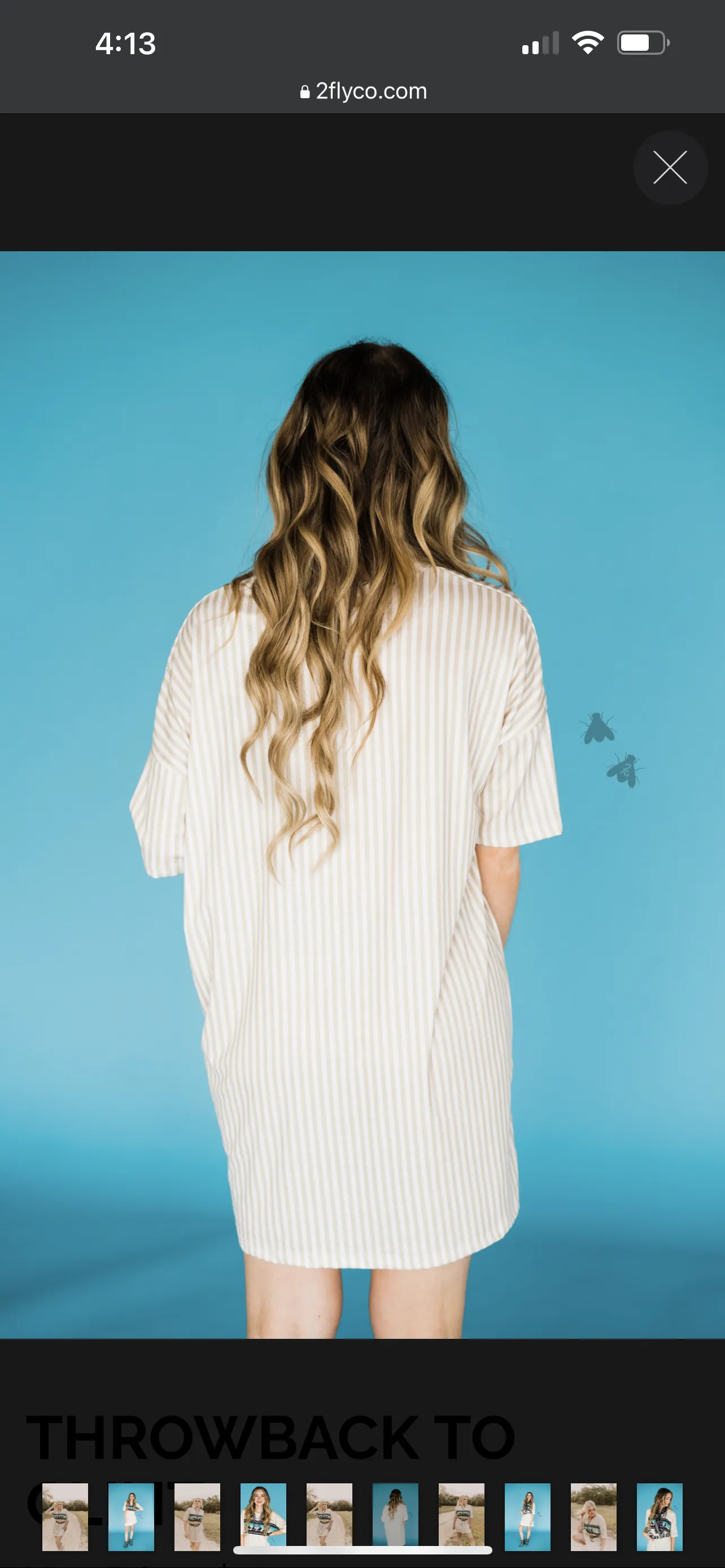 Throwback To Clint T-Shirt Dress