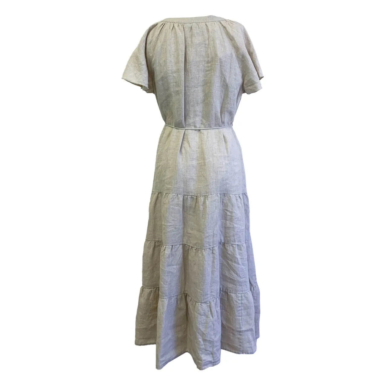 Tommy Bahama Women's Coastalina Tiered Linen Shirt Dress - Natural Linen