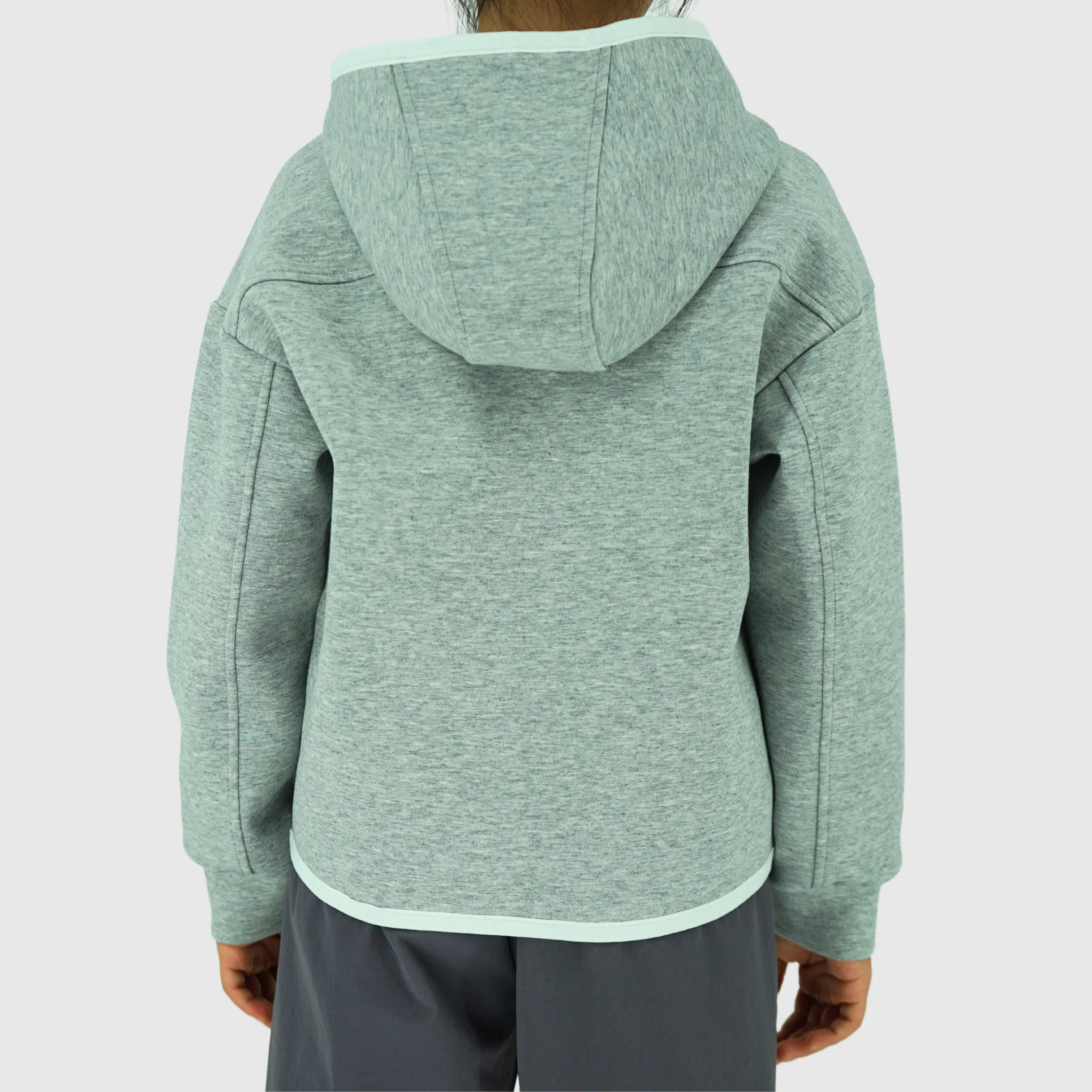 Vale Air Layer Zip Hooded Jacket - Light Gray