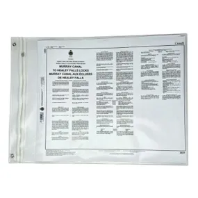 Vinyl Chart Case - Transparent. 18" x 24"