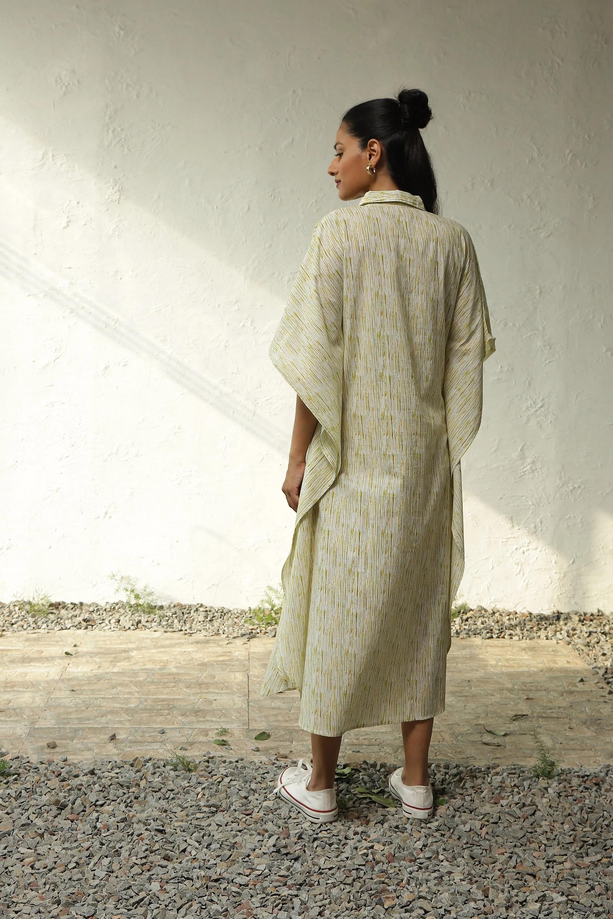 Wanderlust Printed Buttoned Dress