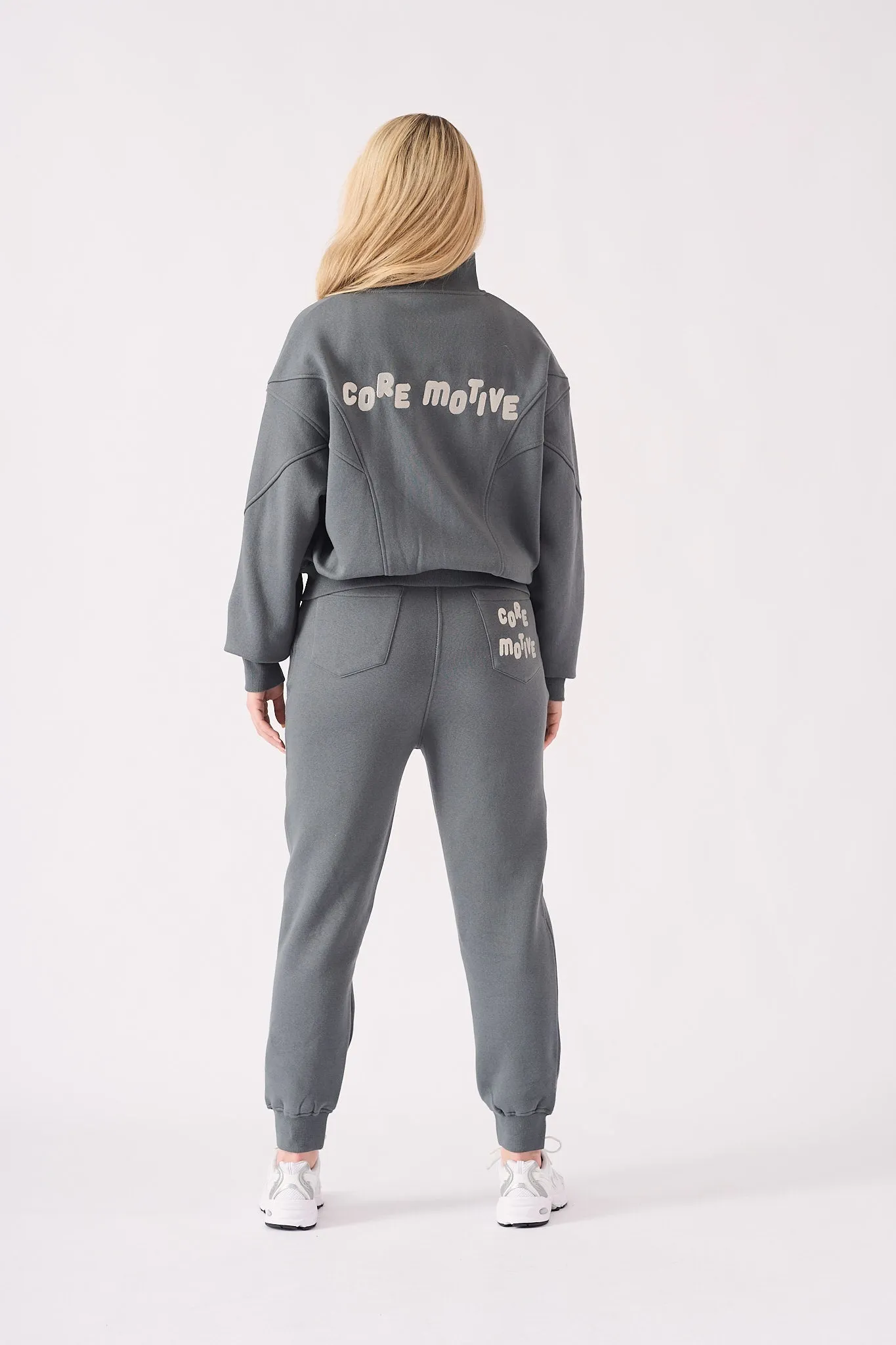 ZIP UP SWEATSHIRT - GREY